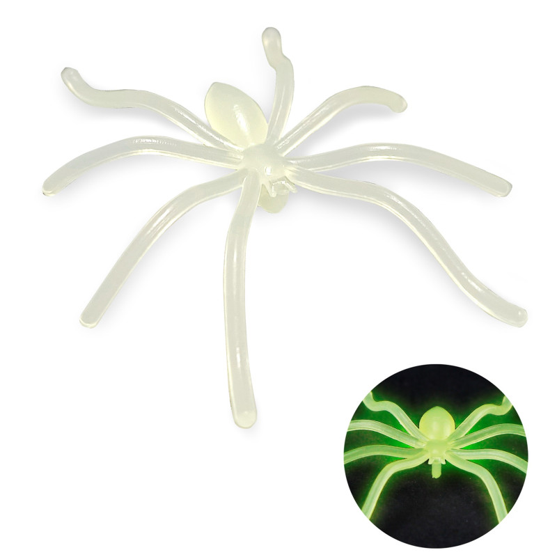 Neonoví pavoučci dekorace 42 ks